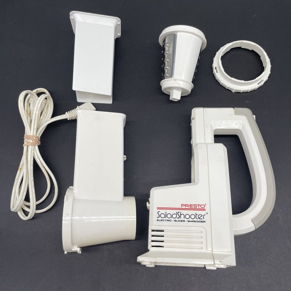 PRESTO SALAD SHOOTER Electric Food Slicer Shredder #0291001 * NO BLADE